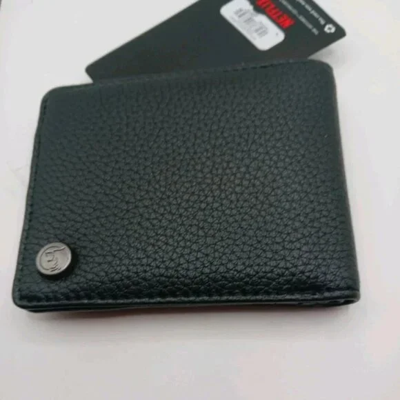 The Witcher Kaer Morhen Logo Bifold Wallet -New With Tags Black - Picture 6 of 9